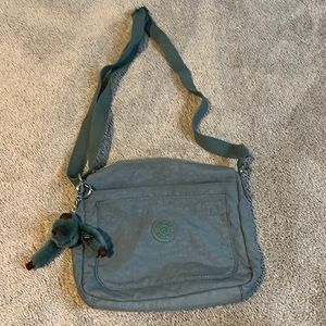 blue gray crossbody bag
